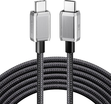 60W 3A PD Type-C to Type-C Hızlı Şarj ve Data Kablosu 1 Metre Siyah
