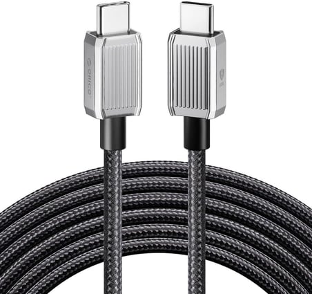 60W 3A PD Type-C to Type-C Hızlı Şarj ve Data Kablosu 1.5 Metre Siyah