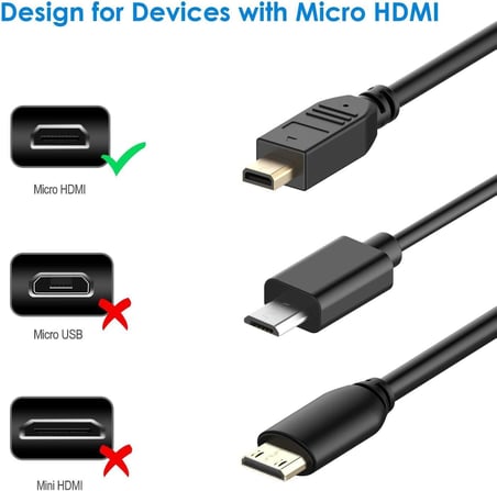 Al-4281 Micro-Mikro HDMI TV Kablosu Tablet/Laptop