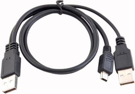 USB Y Giriş Mini 5 Pin HDD Hardisk Kamera Bağlantı Bağlantı 4529