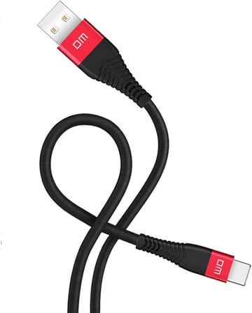 SL003 USB to Type-C 3A Hızlı Şarj ve Data Kablosu Siyah 1.2 Metre