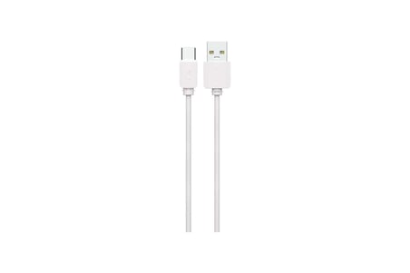 Zore Z-39 Type-C USB Kablo Beyaz Silikon 1 Metre Hızlı Şarj Destekli Veri Aktarımı İçin Şarj Kablosu