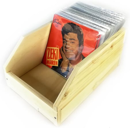 Ahşap Plak Kasası 7" Açık