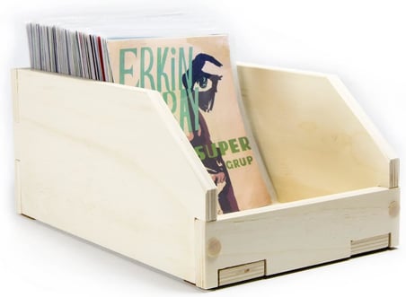 Ahşap Plak Kasası 7" Açık