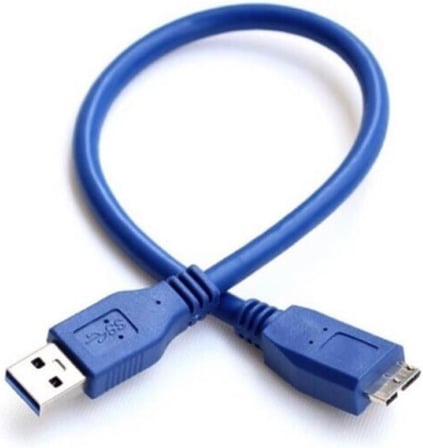 USB 3.0 HDD Taşınabilir Harddisk Veri Data Bağlantı Kablosu 30 cm 4530