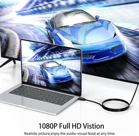 PrimeX PX-4106 Molex 2 Metre Dvi to Hdmi Kablo, HDMI to DVI Çift Yönlü Görüntü Aktarım Kablosu, 1080P Full HD DVI HDMI Erkek-Erkek Monitör TV Projeksiyon PC Ekran Kartı Bağlantı Kablosu, Altın Uçlu