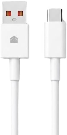 120W/67W USB-A to USB-C Hızlı Şarj ve Data Kablosu 1m Beyaz