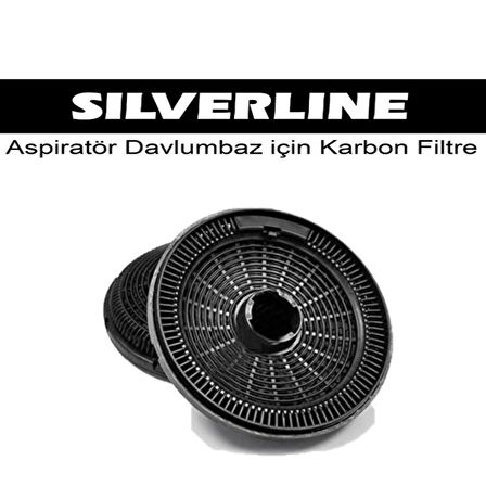 SILVERLINE & ESTY & LUNO Yeni Nesil Motorlu Davlumbaz Karbon Filtre Takımı Uyumlu
