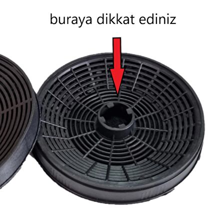Kumtel Mekappa Teka Aspiratör Davlumbaz Karbon Filtre Seti 16cm 4 tırnak