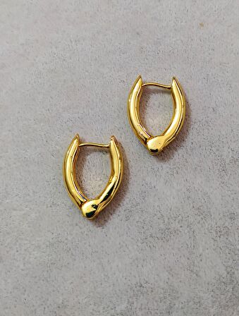 GOLD VİNTAGE TAM KAPAMA VİP SERİ HALKA KÜPE