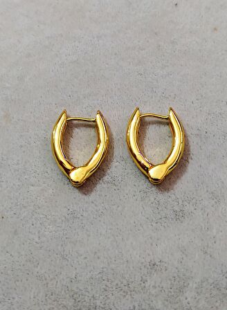 GOLD VİNTAGE TAM KAPAMA VİP SERİ HALKA KÜPE