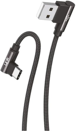 K594 Safe Type-c Usb 90 Derece Gamer Oyuncu Şarj Kablosu, GREEN