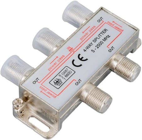 1/4 SPLITTER 5-2500 MHz MAG Sinyal Bölücü