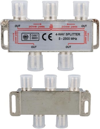 1/4 SPLITTER 5-2500 MHz MAG Sinyal Bölücü