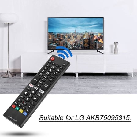 LG televizyon için Evrensel TV Uzaktan Kumanda, ABS Yüksek Hassasiyetli Uzun Mesafe Akıllı Uzaktan Kumanda Yedek AKB75095315