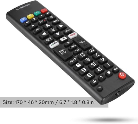 LG televizyon için Evrensel TV Uzaktan Kumanda, ABS Yüksek Hassasiyetli Uzun Mesafe Akıllı Uzaktan Kumanda Yedek AKB75095315