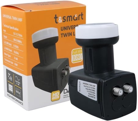 0.1DB ULTRA HD 4K UNIVERSAL ÇİFT ÇIKIŞLI LNB