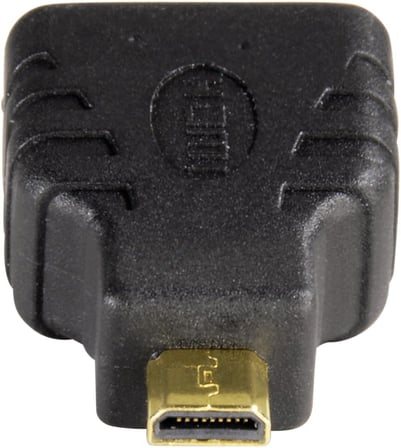 Adaptör HDMI A Soket - D (Micro)Fiş Altın Uç Siyah