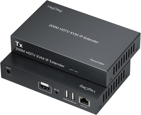 1080P Full HD 60Hz HDMI KVM IP Extender 200 Metre CAT5E/6 HDMI Menzil Genişletici Uzatıcı