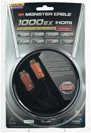 Ultra High Speed HDMI kablo 1000HDEXS Ethernetli (1 metre) 3D uyumlu 1 Meter MC 1000HDEXS-1M EU