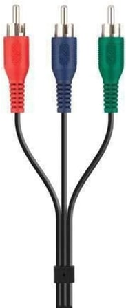 BLK-F3Y080bf2M 3xRCA,M/M Metal Kablo, 2m, Siyah
