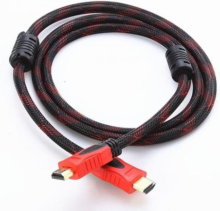 Concord HDMI Kablo 1.5 Metre Ses ve Görüntü Aktarım Kablosu - Siyah/Kırmızı