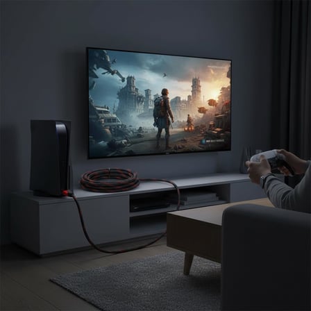 Parcbeny PM-9554 3 METRE YÜKSEK HIZLI 1.4V HDMI KABLOSU 1080P-4K-3D DAYANIKLI ÖRGÜLÜ DIŞ KILIF