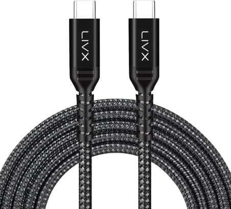 Special 100W Type C to Type C 2 metre Örgülü Hızlı Şarj Kablosu YCT-02