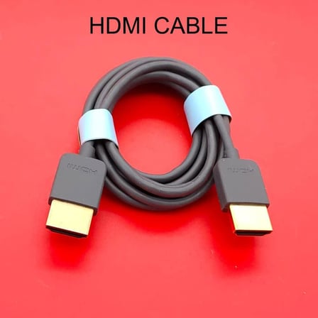 Hdmi Kablo 4K 2.0 Ultra İnce 1,5 Metre 3mm Esnek Taşınabilir Dijital Kablo Hızlı Görüntü Aktarımı 1,5m Gri 4KHDMI