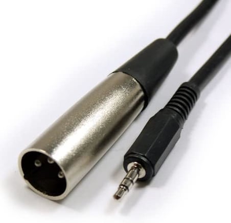 3.5 mm Stereo to Xlr Erkek Kablo 5 metre