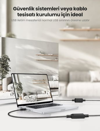 USB 2.0 Uzatma Kablosu ile aktif Wi-Fi amplifikatör, 5 Metre