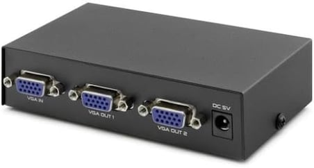 1245 Vga Splitter Switch 2 Port 200Mhz Çoklu Ekran Çoklayıcı