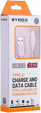 C71 2,0 MAH TYPE-C 1,2 MT Type-C Kablo
