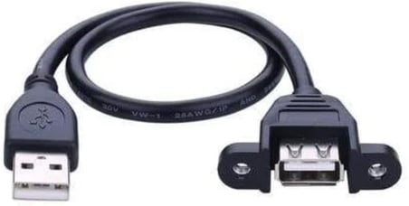 50 cm panel tipi usb uzatma kablosu