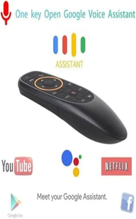 Sesli kumanda Air-Mouse 2.4G kablosuz ses hava faresi klavye uzaktan kumanda TV Box PC için
