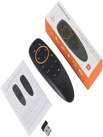 Sesli kumanda Air-Mouse 2.4G kablosuz ses hava faresi klavye uzaktan kumanda TV Box PC için
