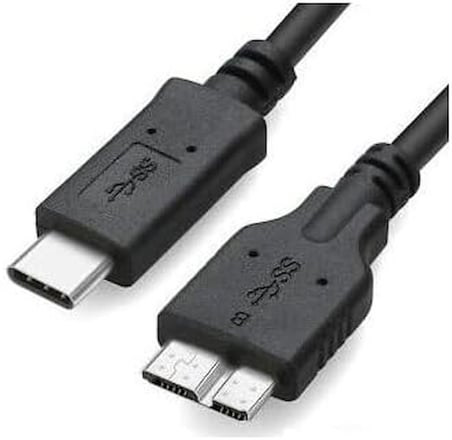 5241 Usb Type C To Micro Usb 3.0 Taşınabilir Hdd Hard Disk Kablosu 1M (1 Metre)