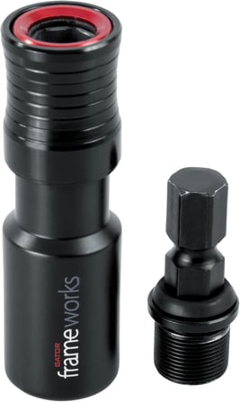 Gator Framework GFW-MIC-QRTOP3PK Hızlı Bağlantılı Mikrofon Adaptörü, 3'lü Paket, 5/8" Dişli