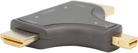 Mini DP+DP+HDMI To HDMI 4K Çevirici