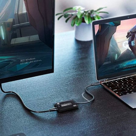 1080P 30Hz USB Video capture Taşınabilir USB Yakalama Kartı Oyun Yakalama Adaptörü Gerçek Zamanlı Canlı Akış Senkronizasyon Çıkışı Ses ve Video GÖRÜNTÜ AKTARIMI İÇİN KULLANILMAZ
