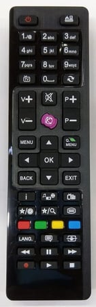 VESTEL SEG REGAL FINLUX TECHWOOD Hİ-LEWEL KUMANDA MOR TUŞLU LCD LED SMART 4K TV KUMANDASI