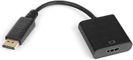 Display Port to HDMI Dönüştürücü (Display Port Bilgisayara Takılır) (HDMI Kablo ile Monitör, TV Projeksiyon Takılır)
