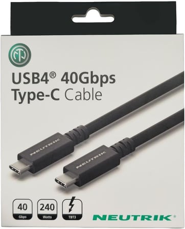 USB4 40Gbps Typce-C Kablo 0,8 m