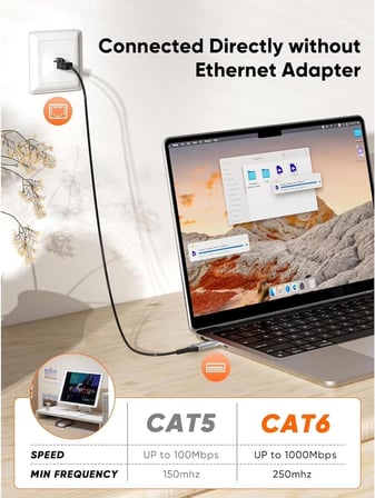 CR35 2in1 Type-C ve USB 3.0'dan 1000 Mbps RJ45 Ethernet 2 Mt Kablo Ağ Kablosu Alüminyum Kasa Kopmaz Örgü Kablo