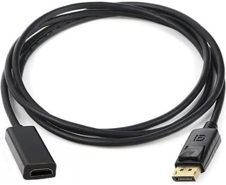 Display port to hdmı kablo -display erkek hdmi dişi kablo 1m