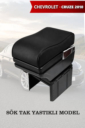 chevrolet cruze 2010 uyumlu bardaklıklı siyah renk lüks tip kol dayama küllüklü