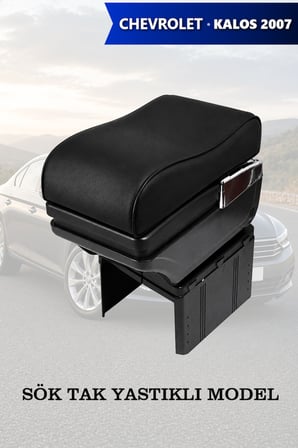 chevrolet kalos 2007 uyumlu küllüklü siyah renk lüks tip kol dayama bardaklıklı