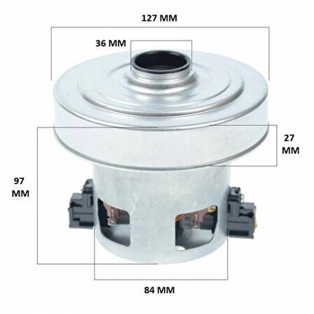 Arzum - Philips Elektrikli Süpürge Motoru SRV28  BT28