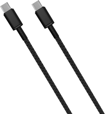 XCC8910 65W QC 3.0 Destekli USB-C/TYPE-C to USB-C/TYPE-C 1.2 Metre Hasır Data Şarj Veri Kablosu