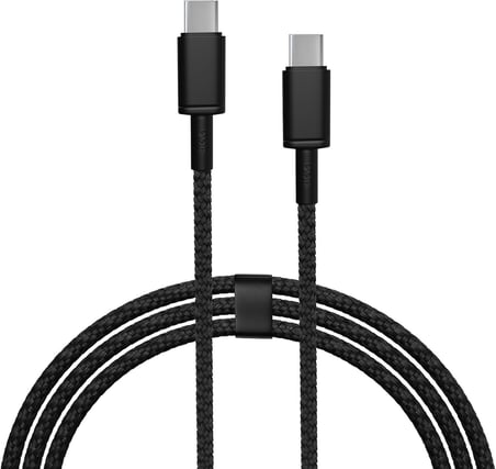 XCC8910 65W QC 3.0 Destekli USB-C/TYPE-C to USB-C/TYPE-C 1.2 Metre Hasır Data Şarj Veri Kablosu